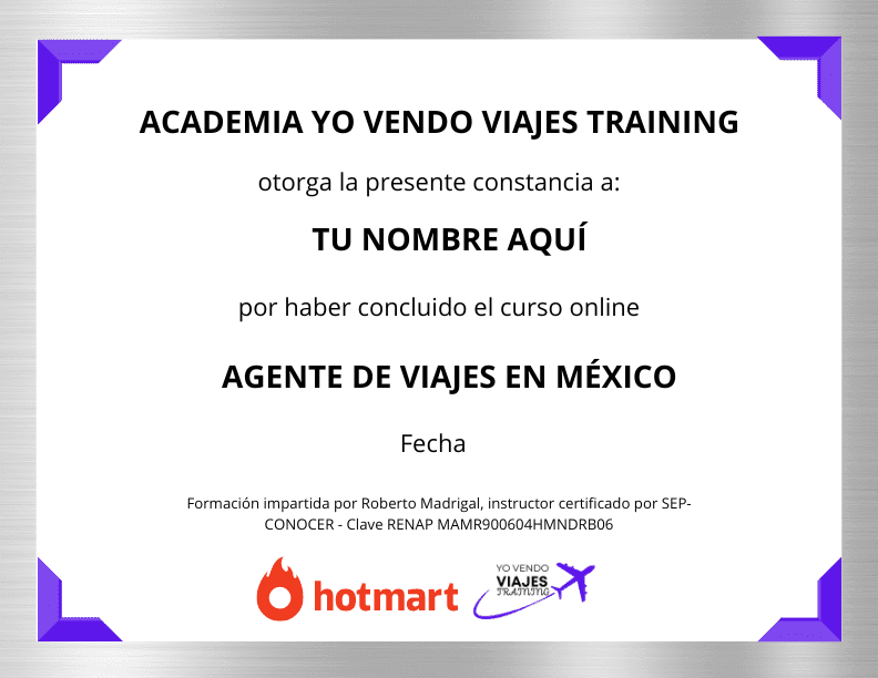 CURSO DE COMO ABRIR UNA AGENCIA DE VIAJES